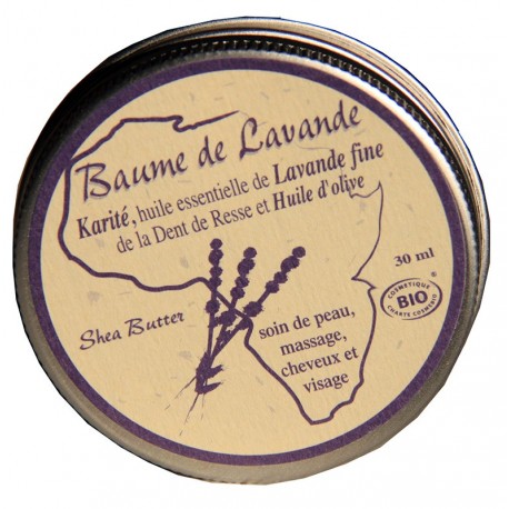 Organic lavender balm