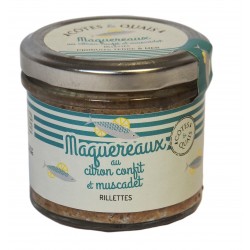 Mackerel rillettes with candied lemon and Muscadet