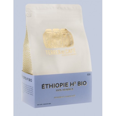 Café éthiopie H3 100% arabica bio en grains