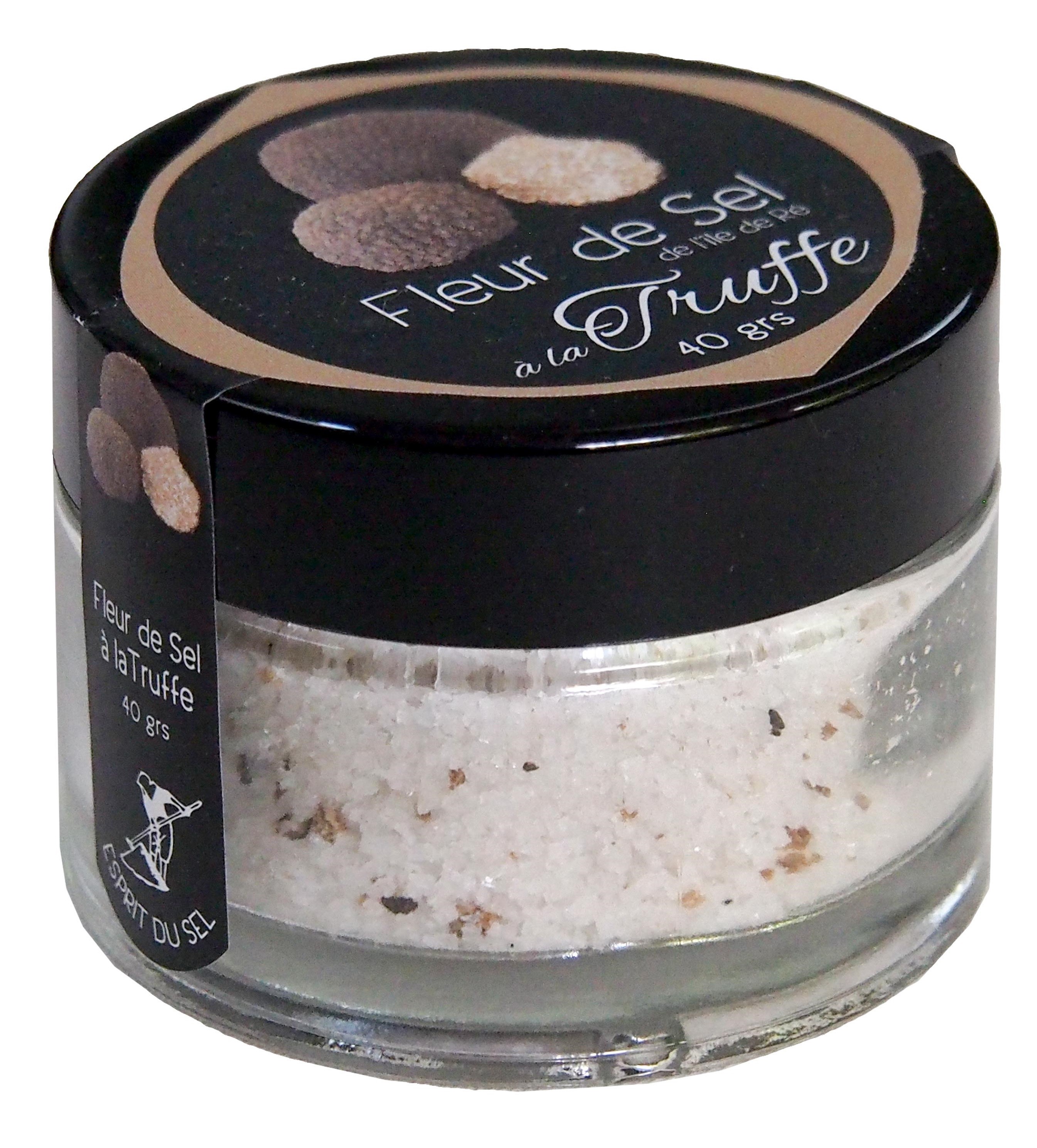 Fleur de sel de l'île de Ré à la truffe noire - Achat / vente en ligne