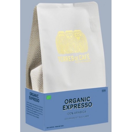 Café organic expresso bio 100% arabica en grains