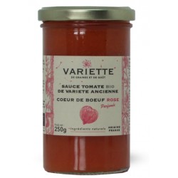 Sauce tomate bio de variété ancienne Coeur de Boeuf rose