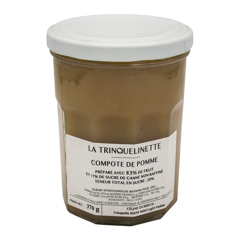 Compote de pomme artisanale Trinquelinette - Achat /vente en ligne