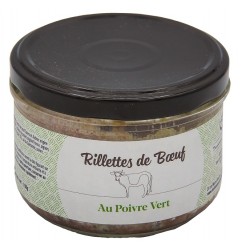 Beef rillettes with green pepper