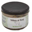 Beef rillettes with green pepper