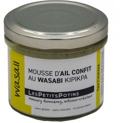 Wasail mousse d'ail confit au wasabi 