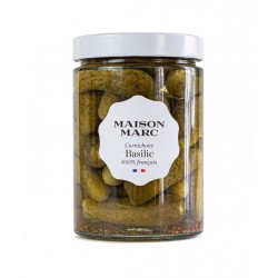 French Pickles with Basil
