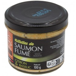 Lemon and basil Smoked salmon rillettes