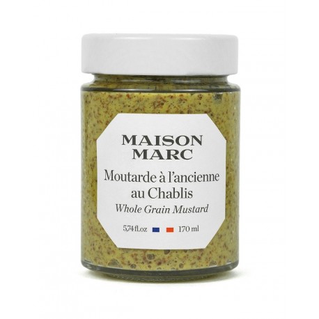 moutarde à l'ancienne au Chablis  Maison Marc