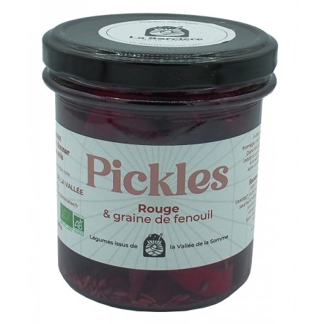pickles rouge graine de fenouil