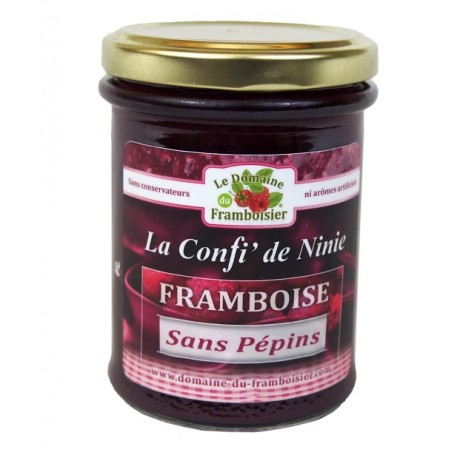 confiture de framboise sans pépins
