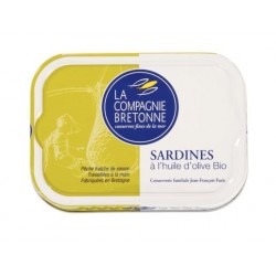 Sardines à l'huile d'olive vierge extra bio