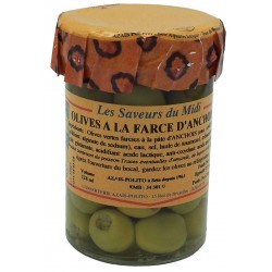 olives vertes à la farce d'anchois