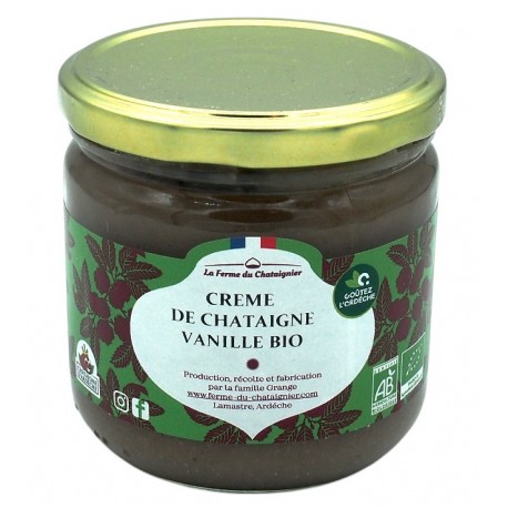 Crème de châtaignes vanille d'Ardèche